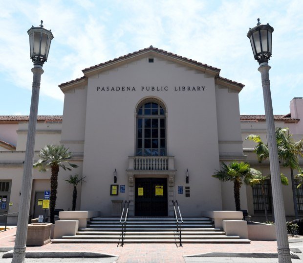 The city of Pasadena has ordered the closure of the Central Library at t 285 E. Walnut St due to seismic safety concerns in Pasadena on Wednesday, May 5, 2021. (Photo by Keith Birmingham, Pasadena Star-News/ SCNG)