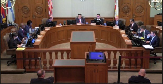A screenshot of Pasadena City Council's meeting on Monday, May 13.