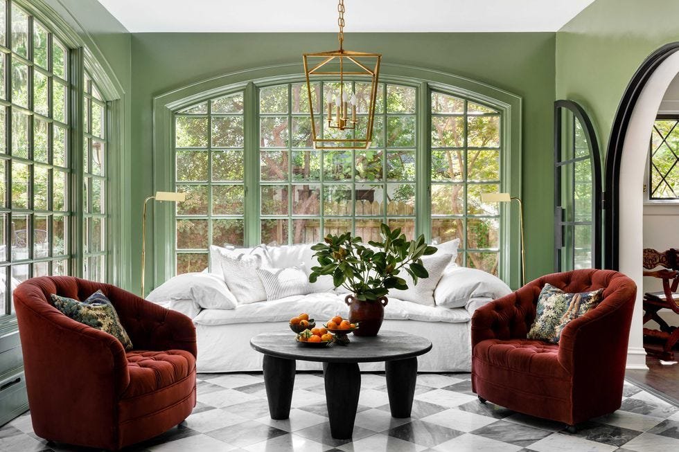 fireplace in tudor home