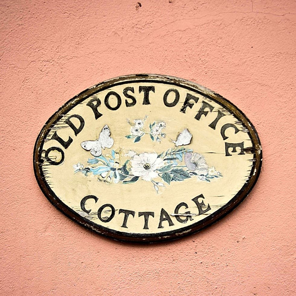 house sign from a cottage