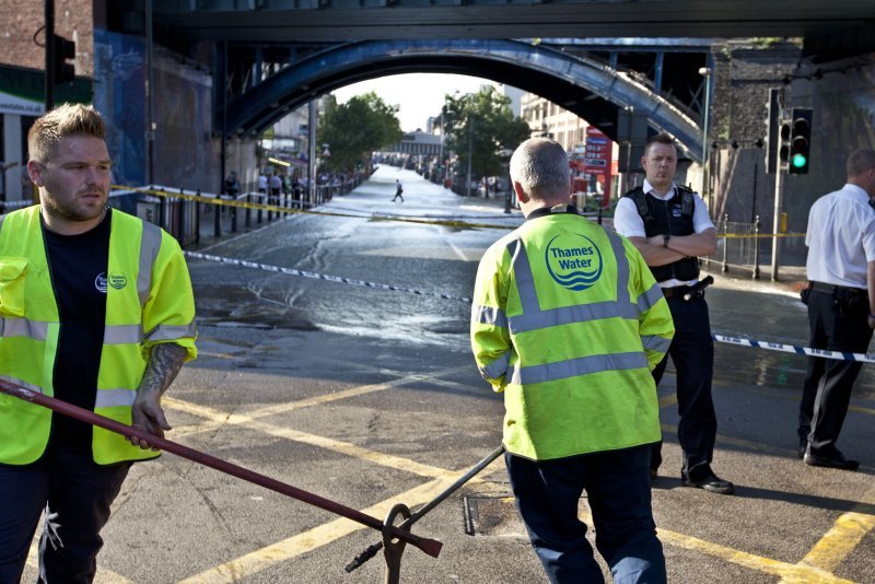 Thames Water, Britain's largest water utility, announced Friday it had secured a $3.9 billion lifeline, access to cash reserves and extensions on its liabilities to keep it afloat for the next 12 months as it battles to restructure a $20.8 billion mountain of debt. File photo by Terry Schmitt/UPI