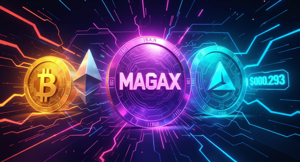 Bitcoin and Ethereum Dominate Market Caps, But MAGAX Presale Quietly Builds the Next 100× Moonshot