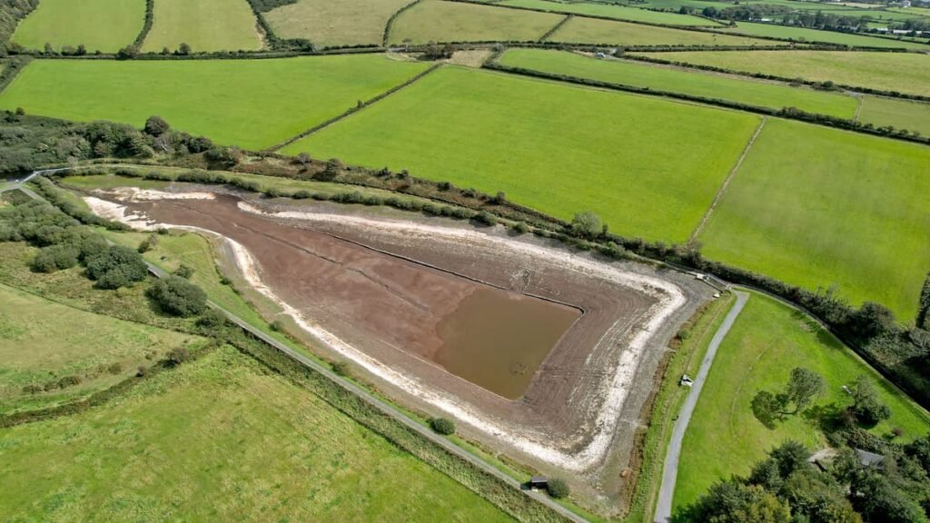 Fascinating pictures show empty reservoir as Manx Utilities gives update on scheme