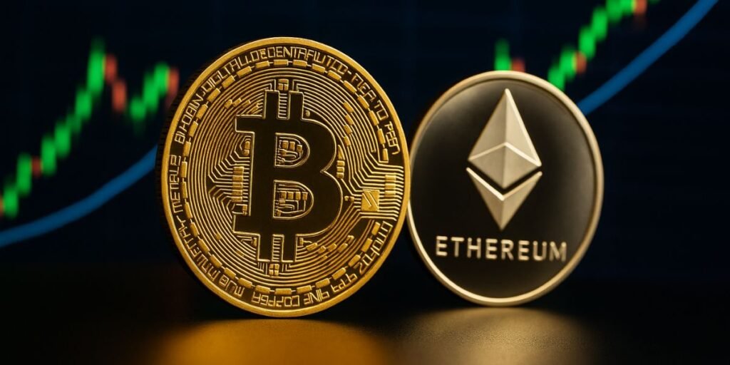 Bitcoin & Ethereum Surge Briefly as Macro Factors Align