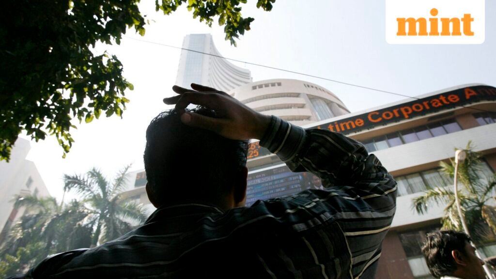 Stock Market Today: Sensex down over 150 points, Nifty 50 below 25,300; Economic Survey in focus
