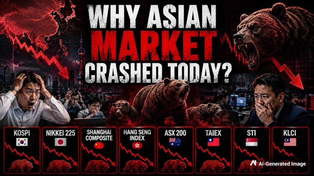 Blackout in Asia! Why Asian Market Crashed Today? Trading On KOSPI Halted After 9% Drop; Nikkei 225 Falls 4%