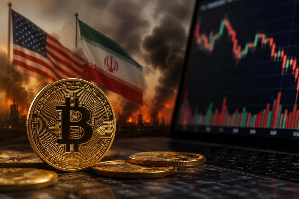 Bitcoin under pressure as US–Iran tensions and ETF outflows weigh on price