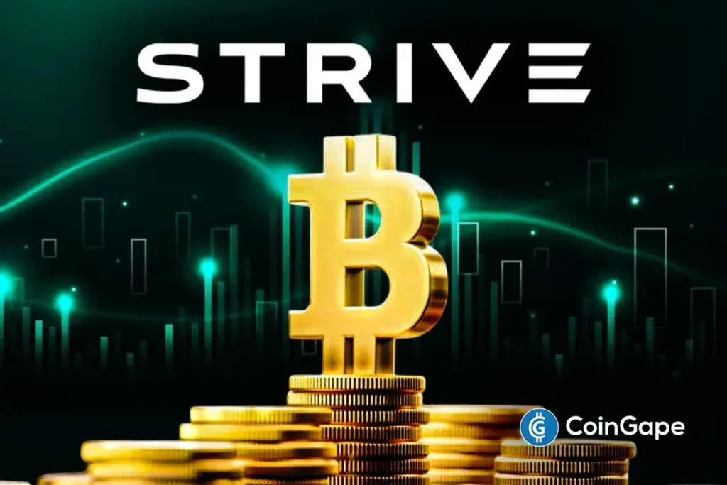 Bitcoin Treasury Strive Buys Additional 1100 BTC for $81.5M, ASST Stock Jumps
