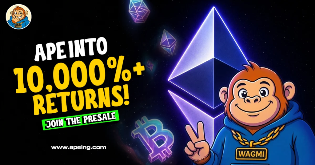 Next Crypto to Explode? Apeing Presale Meets Bitcoin