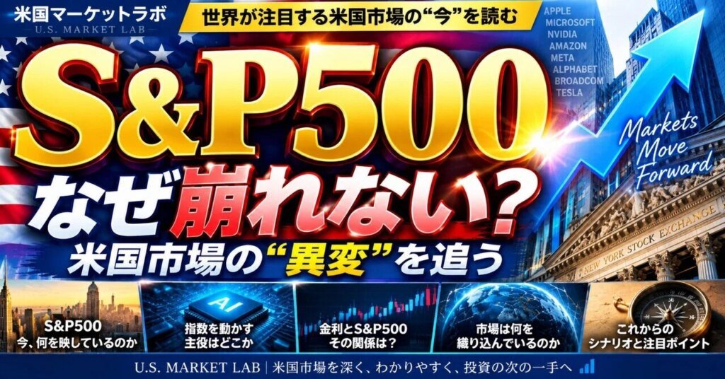 S&P 500: Why Isn’t It Collapsing? Tracking the ‘Anomalies’ in the U.S. Market|米国マーケットラボ