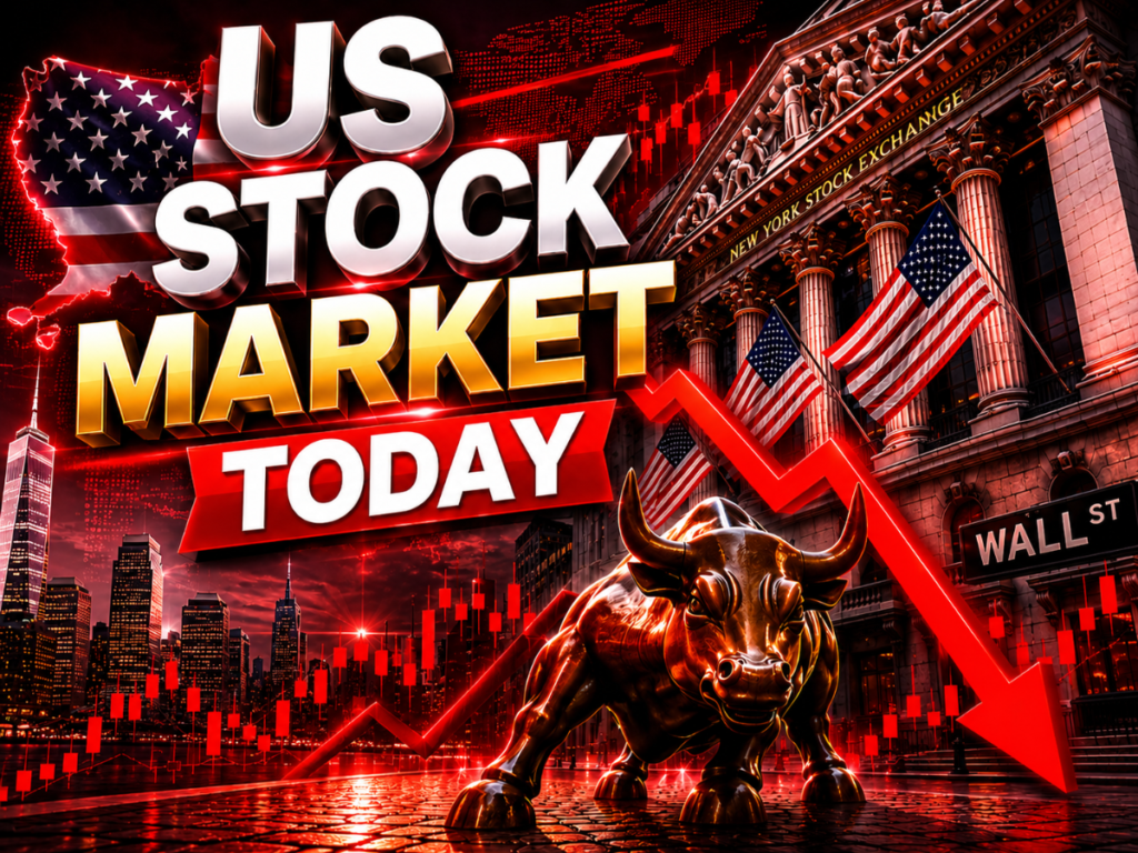 Why is US Stock Market Down Today? Dow Jones Falls 500 Points, S&P 500 Drops 0.46%, Nasdaq Slips 0.75% as Oil Surges, Treasury Yields Hit & Fed Rate Hike Bets Rise — Check What Investors Should Know